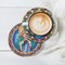 Christian Diamond Art Coasters - 8 Pcs DIY Non Slip Religions Diamond Painting Coasters Kits Our Lady Colorful Glass Art Craft Table Decor Birthday Inspirational Easter Gift for Beginners Adults